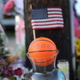 A makeshift memorial outside Tops market in Buffalo, N.Y.